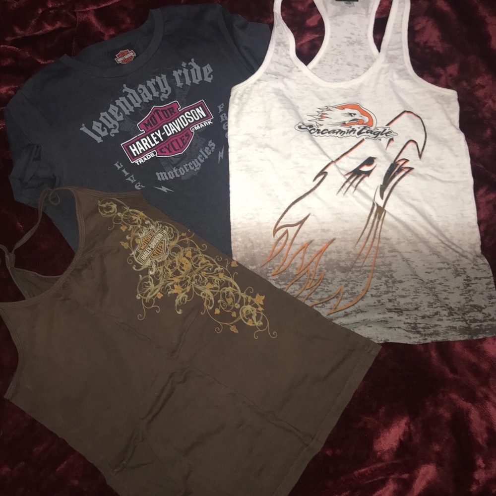 Women’s Various Harley-Davidson Shirts
